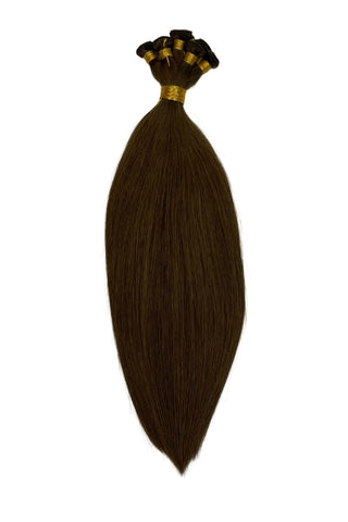 Hand-Tied Wefts - Light Brown (#4)
