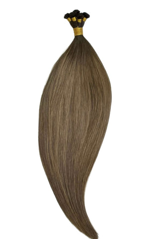 Hand-Tied Wefts - Rooted Dimensional Brunette  (T2 - 4/6)
